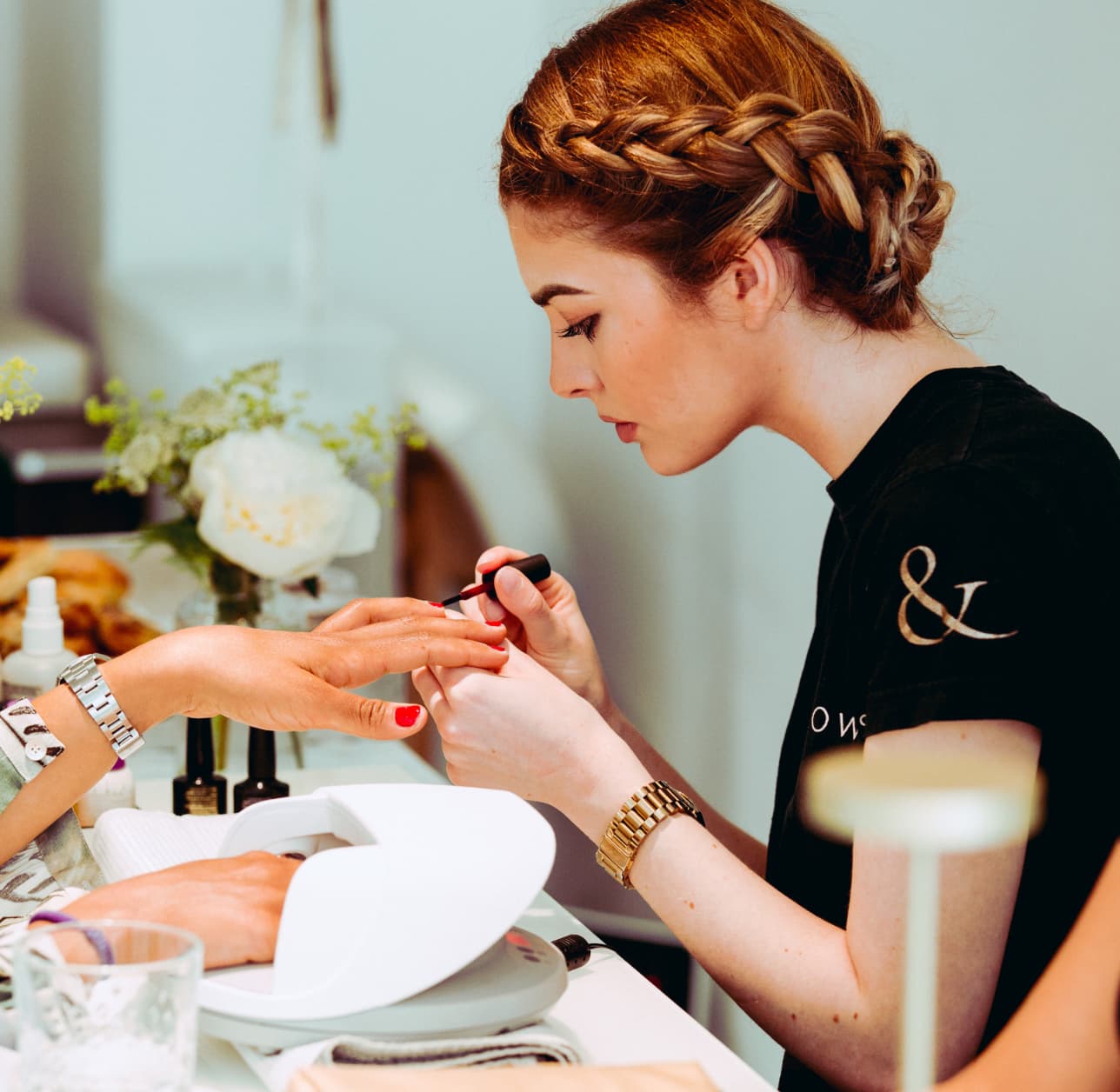 wedding day nail treatments