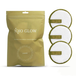 Jojo Glow Green Reusable Makeup Remover Pads