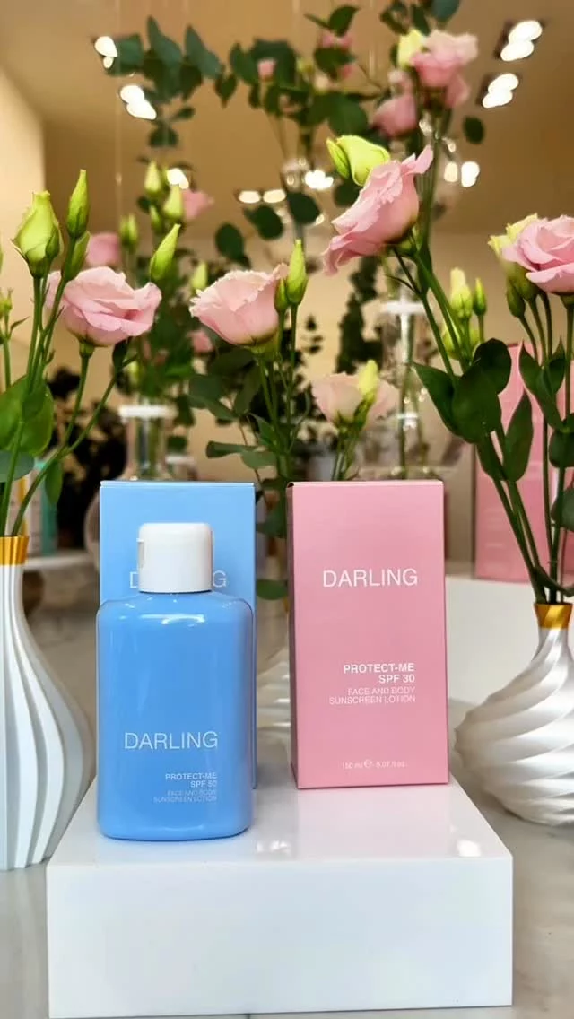 Let’s make sun protection feel like self-care.
Meet the DARLING Sun Care Collection—your new go-to for radiant skin and effortless SPF. Lightweight, non-sticky, and delicately scented with that signature Darling fragrance, it’s more than just sunscreen. It’s skincare that loves your skin back.

Whether you’re chasing sunsets or lounging poolside, DARLING keeps your glow golden and your skin protected—with broad-spectrum UVA/UVB defense, nourishing ingredients, and a luxe finish you’ll want to wear daily.

Because the best glow is the one that’s healthy.
#StayDarling #DarlingSPF #SunKissedSkin